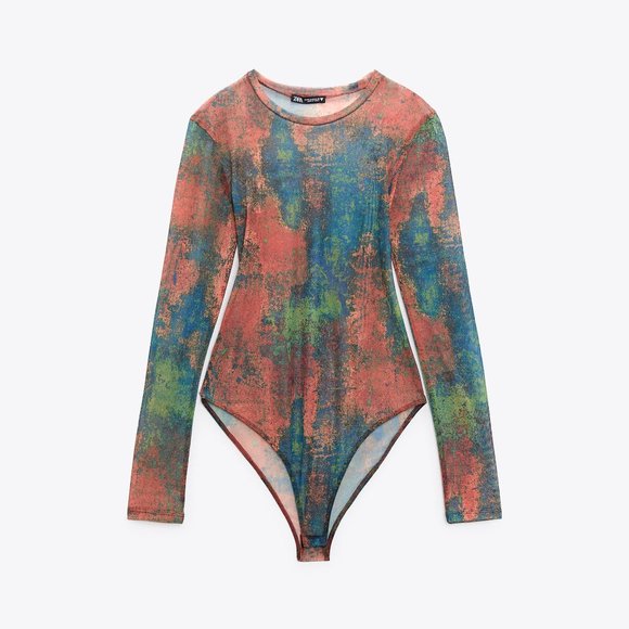 ZARA | Tulle Bodysuit - Picture 5 of 8